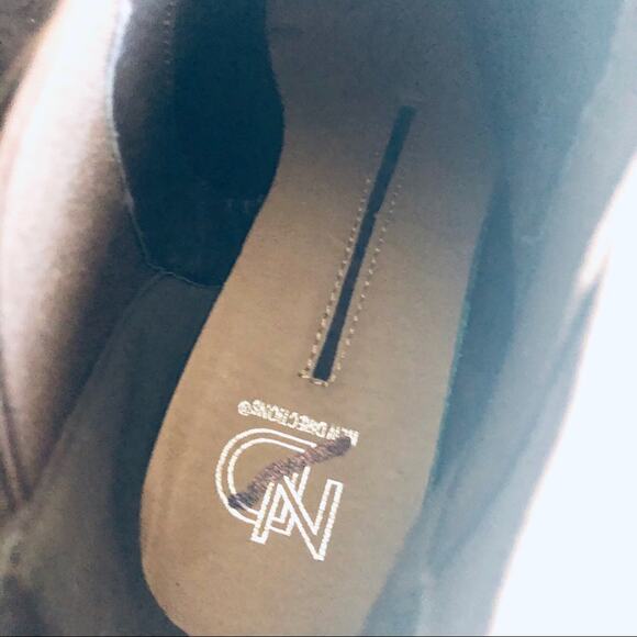 New Directions 'Tarby' Women's 7.5 Brown Faux Suede Wedge Bootie - Picture 8 of 9